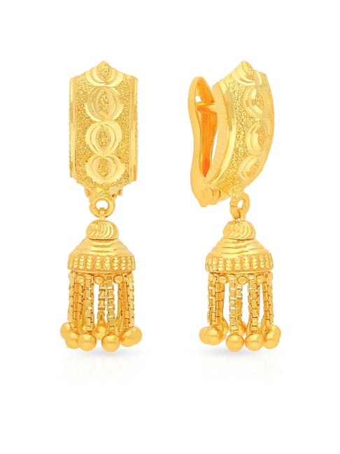 Efulgenz Indian Jewelry Traditional Gold Tone Filigree Big Chandbali  Layered Dangle Earrings for Women - Walmart.com