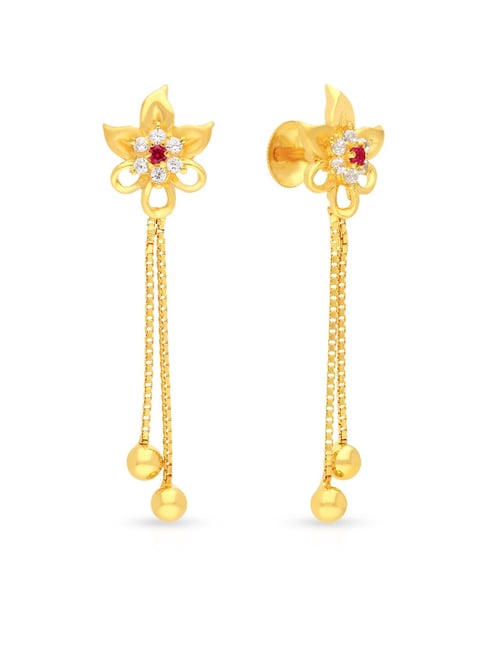 Gold Pearl Flower Huggie Earrings - Lovisa