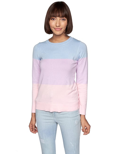 AND Multicolor Round Neck Sweat Top Price in India