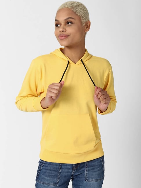 Forever 21 store yellow hoodie