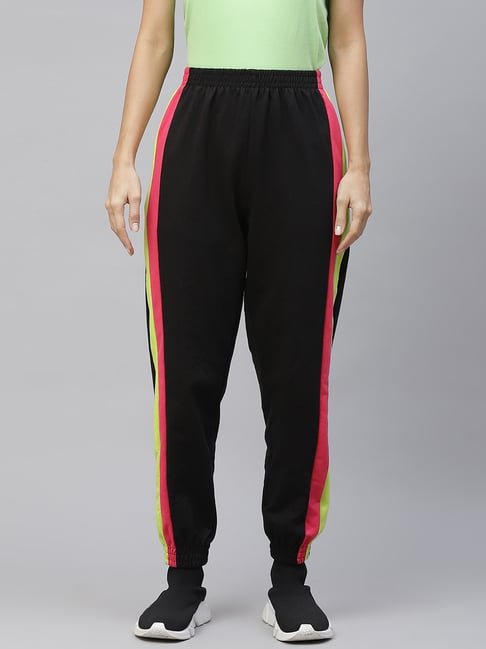 Buy Black Track Pants for Women by LAABHA Online