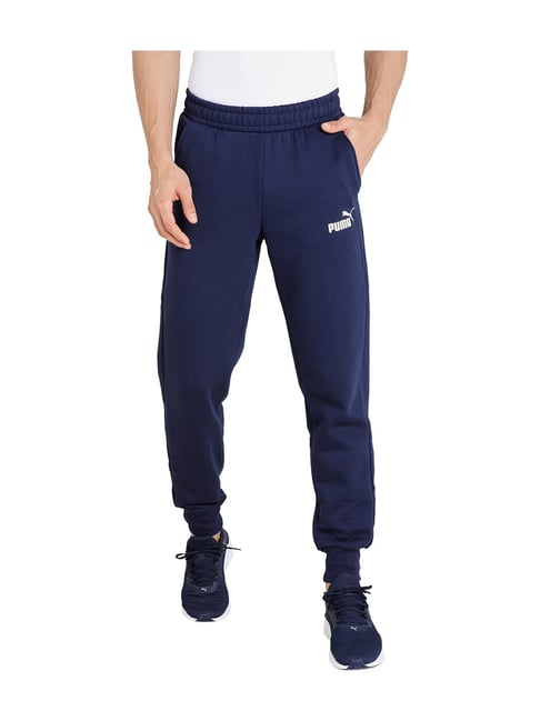 Puma Navy Essential Joggers-Puma-Apparel-TATA CLIQ