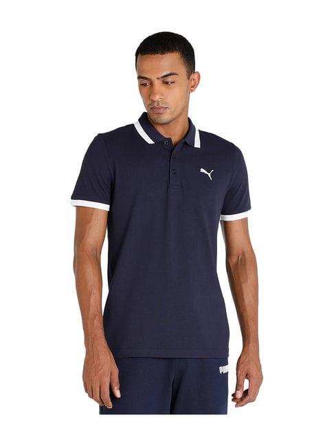 Puma Blue Essential Polo T-Shirt