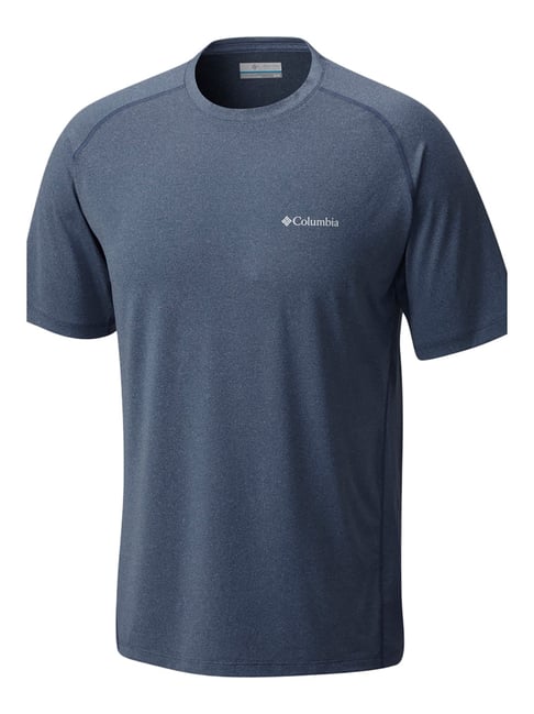 Columbia Men Blue Tuk Mountain Short Sleeve T-Shirt