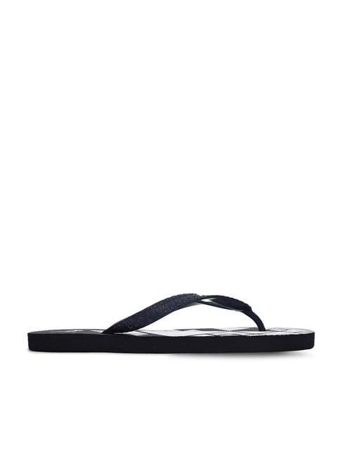 Puma Men's Grant IDP Black & White Flip Flops