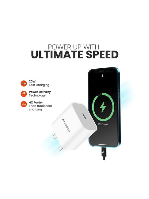 Buy Ambrane RAAP M11 Charger White Online At Best Price Tata CLiQ