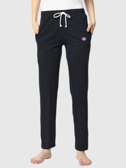 Vimal Jonney Navy Blue Regular Fit Track Pants