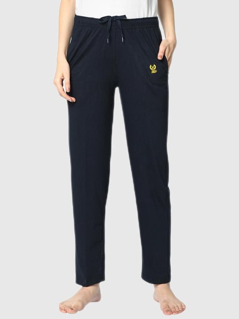 Vimal Jonney Navy Blue Regular Fit Track Pants