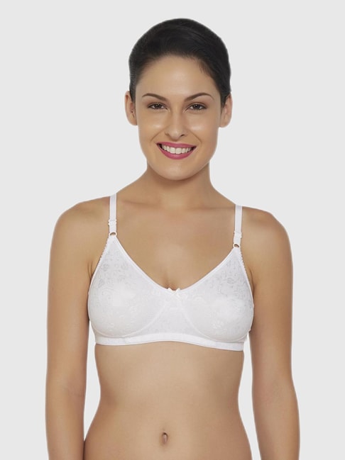 Buy online Cream Cotton Bra from lingerie for Women by Libertina for ₹669  at 16% off