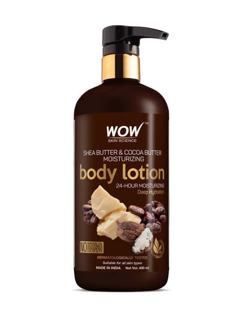 Buy Wow Skin Science Shea Butter Cocoa Butter Body Lotion