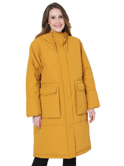 Yellow on sale longline jacket