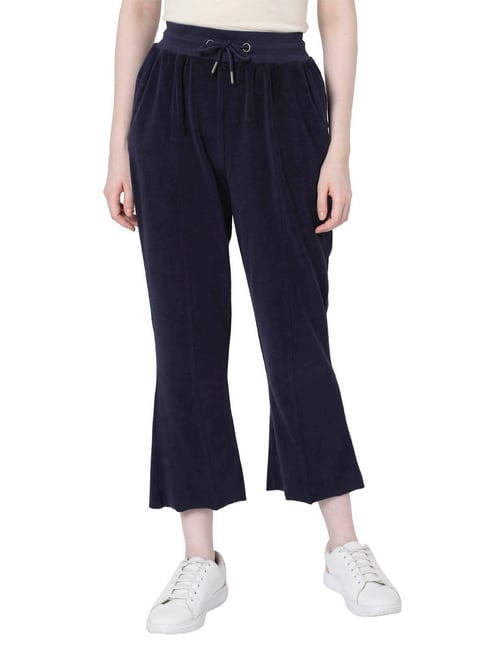 Vero Moda Navy Flared Fit Pants