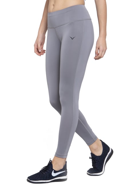 Reebok Grey Cotton Sports Leggings