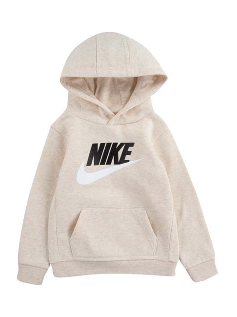 Buy Nike Kids Cashmere Heather Logo Print Hoodie for Boys Clothing