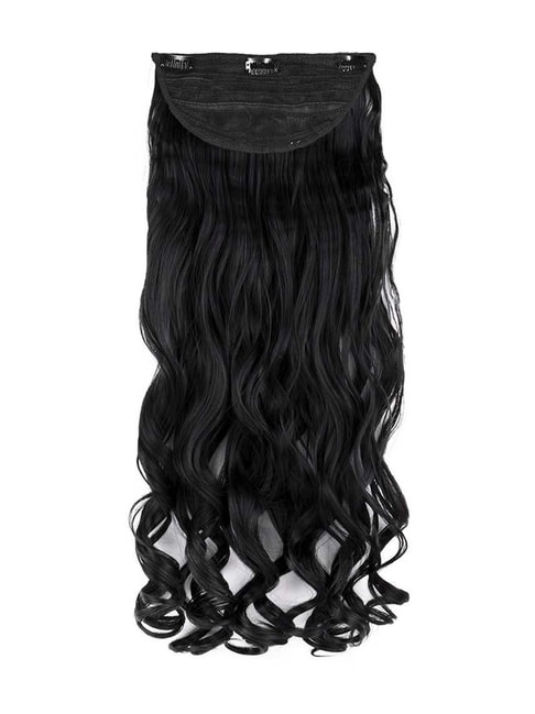 Artifice 5 Clip Extra Long 30 CurlyWavy Hair Extension  Natural Black  Buy Artifice 5 Clip Extra Long 30 CurlyWavy Hair Extension  Natural  Black Online at Best Price in India  Nykaa