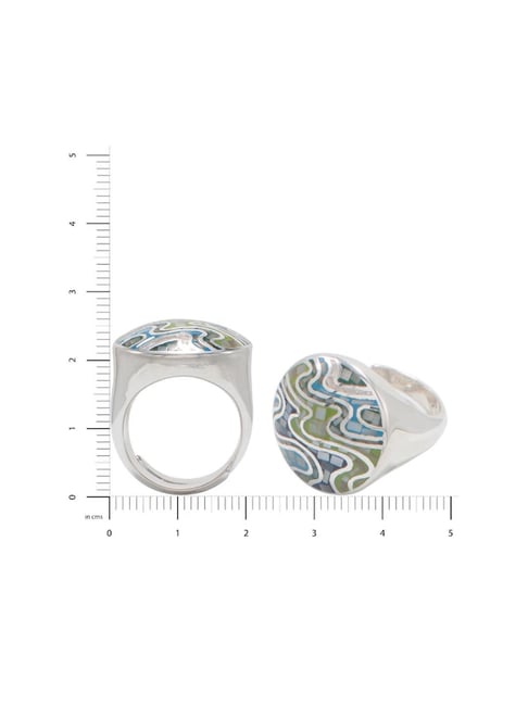 Buy Mia by Tanishq Blue Bud 92.5 Sterling Silver Toe Rings Online At Best  Price @ Tata CLiQ