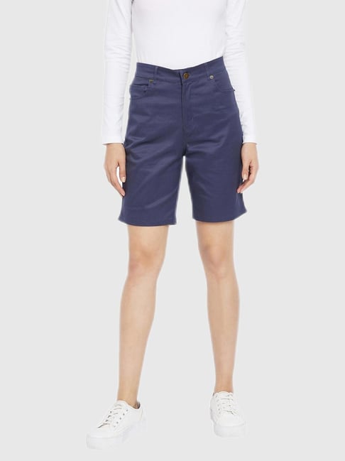 Hypernation Blue Regular Fit Shorts