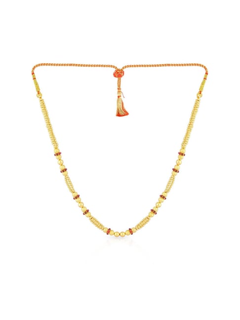 Dive 22K Gold Thusi Necklace for Women