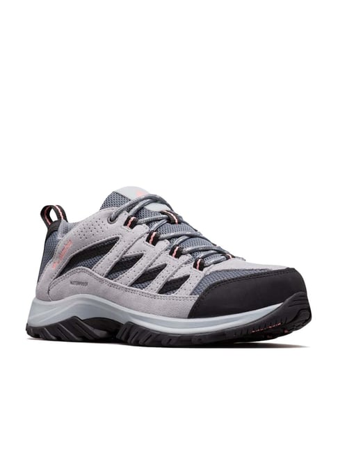 Columbia Women's CRESTWOOD WATERPROOF Ash Grey Outdoor Shoes