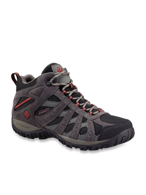 Columbia Men's REDMOND MID WATERPROOF Black Outdoor Shoes