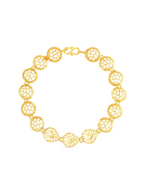 Buy Malabar Gold & Diamonds 22k (916) Yellow Gold Diamond Metal Bracelet  for Girls at Amazon.in