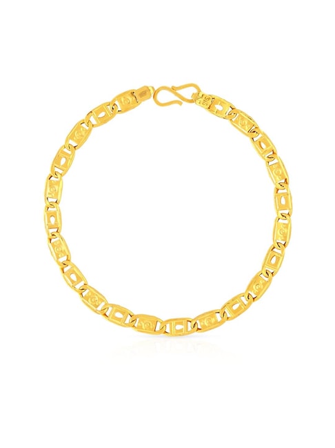 22k Plain Gold Bracelet JGS-2302-00210 – Jewelegance