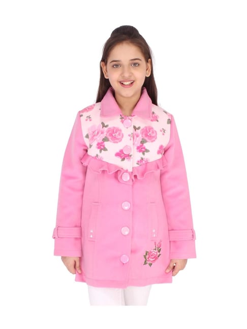 Buy Cutecumber Kids Pink Printed Jacket for Girls Clothing Online Tata CLiQ