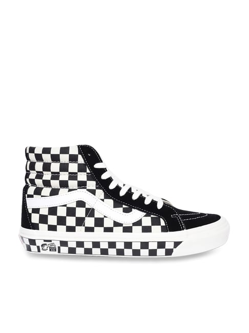 checkerboard vans drawing