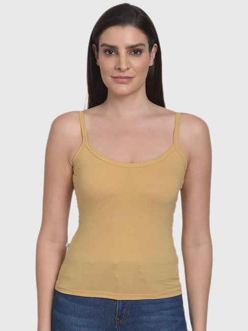 mod & shy Beige Cotton Camisole