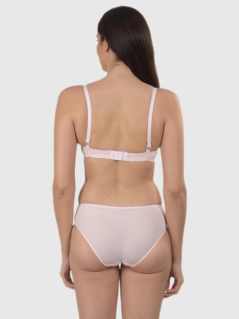 Buy mod & shy Pink Solid Bra Set for Women Online @ Tata CLiQ