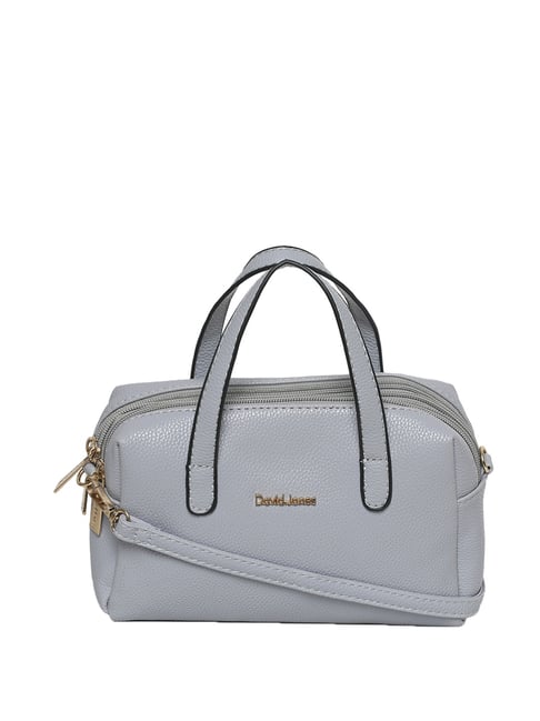 Buy David Jones Adriana Cream Perforated Medium Satchel Handbag For Women  At Best Price @ Tata CLiQ