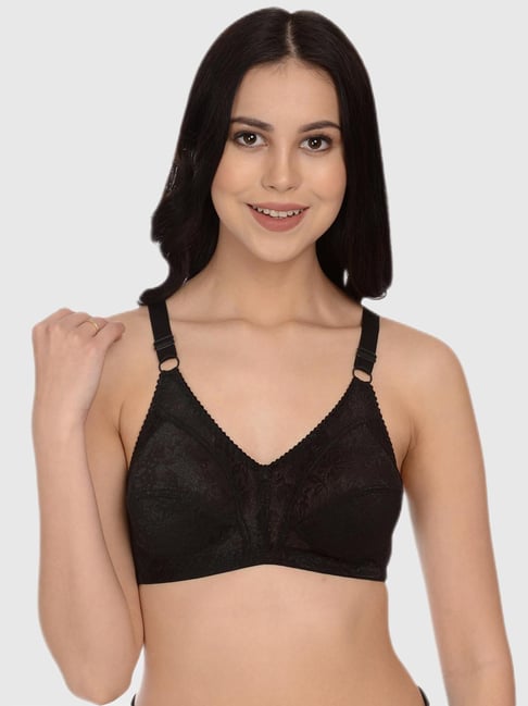 Buy mod & shy Black Removable Padded Sports Bra for Women Online