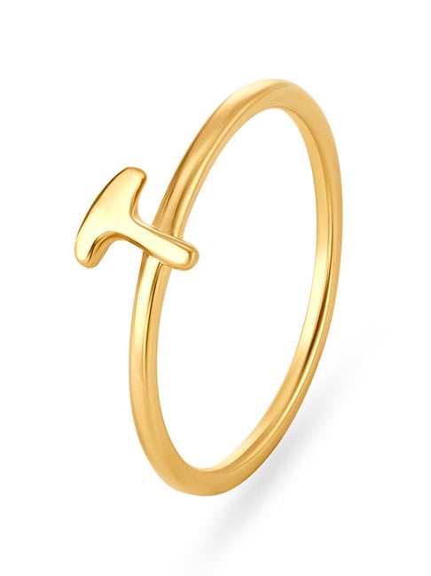 Modern Cursive Letter Cubic Zirconia Initial Rings A-Z in Sterling Sil –  CaliRoseJewelry
