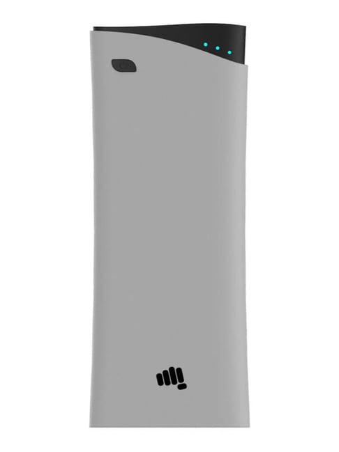 Micromax 15600mAh 2 Ports Power Bank (Grey/Black)