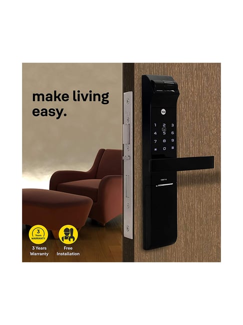 Buy Yale YDM 7116 Smart Door Lock With Biometric, Pin Black Online At ...