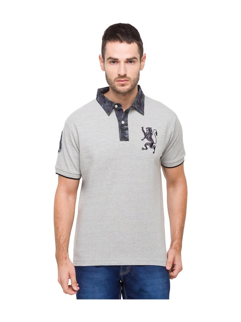 Printed Tees Giordano Polo T Shirts Online India Giordano Grey