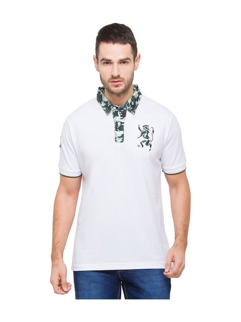 Giordano white outlet polo shirt