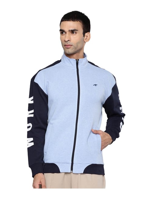 ALCIS Sky Blue Colour-Block Jacket-picture-36
