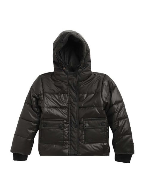 Elle Kids Black Regular Fit Jacket-picture-45