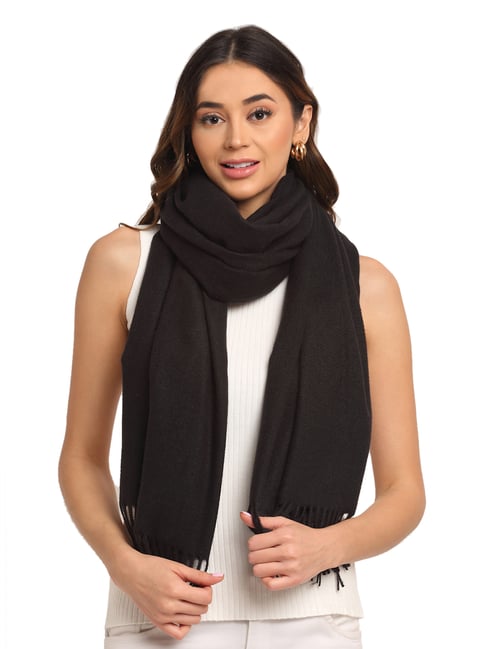 Buy Global Republic Black Stole for Women Online @ Tata CLiQ 