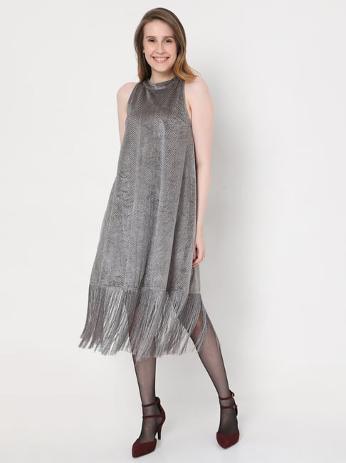 vero moda grey dress Buy VERO MODA Grey Short Sleeve Button Down Denim Dress from Next USA