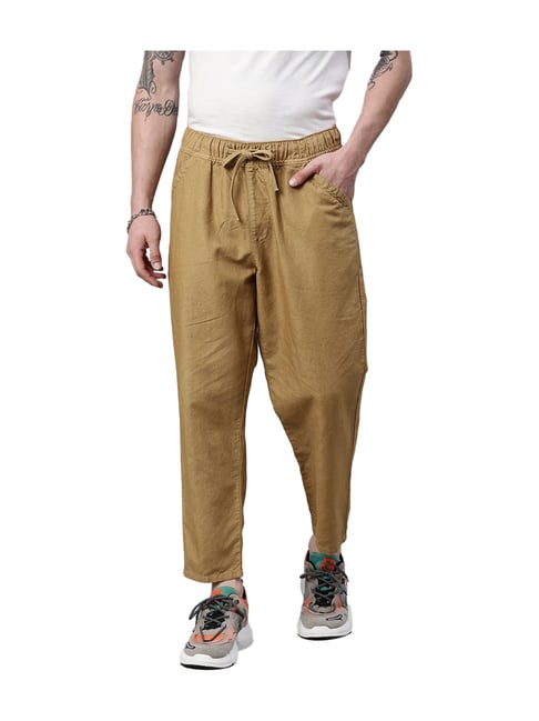 Wax London Cotton Drawstring Trousers in White for Men | Lyst UK