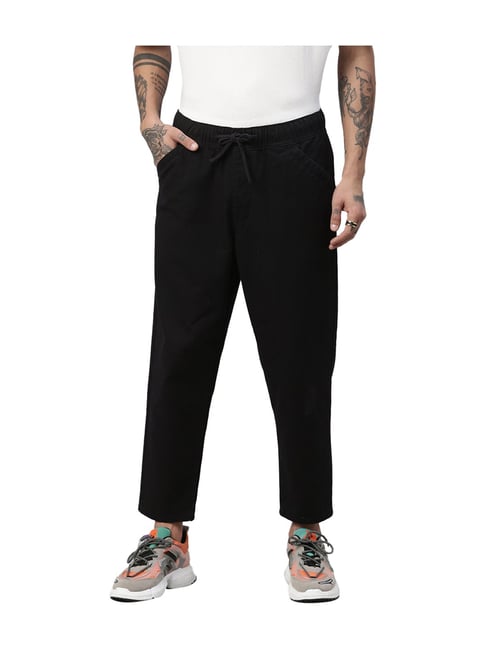 Kazo Bottoms Pants and Trousers  Buy Kazo Black Drawstring Detail Stripe  Trouser XS Online  Nykaa Fashion