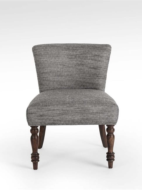 Fabindia Home Home Grey & Brown Mango Wood Amer Chair-Fabindia Home-HomeFurnishing-TATA CLIQ