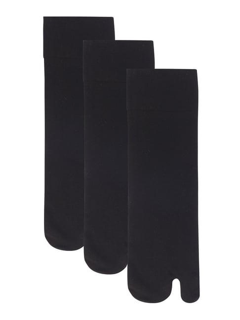 NEXT 2 SKIN Black Socks - Pack of 3