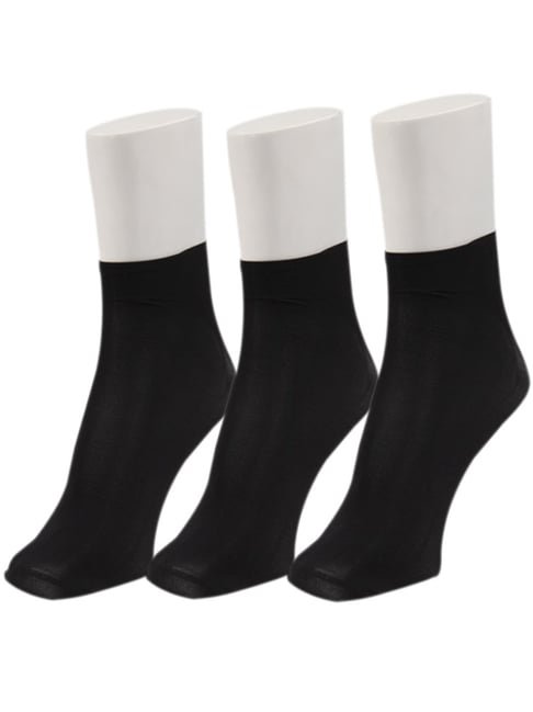 Next2skin NEXT 2 SKIN Black Socks - Pack of 3