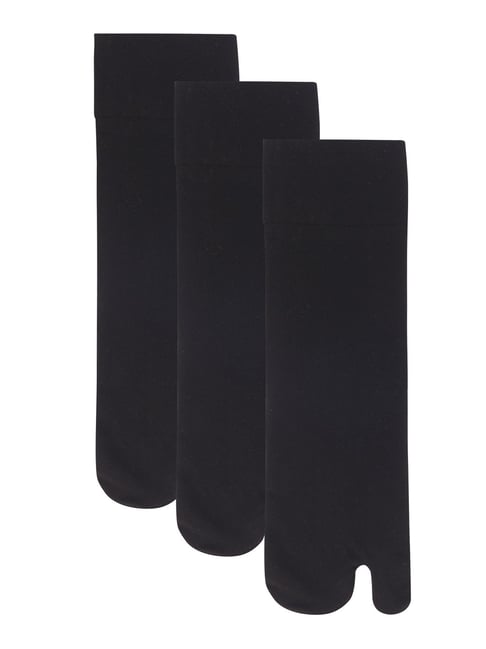 NEXT 2 SKIN Black Socks - Pack of 3