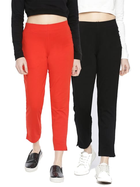 Buy White Trousers & Pants for Women by DOLLAR MISSY Online | Ajio.com