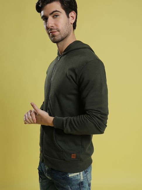 Buy Green Sweatshirt & Hoodies for Men by Campus Sutra Online