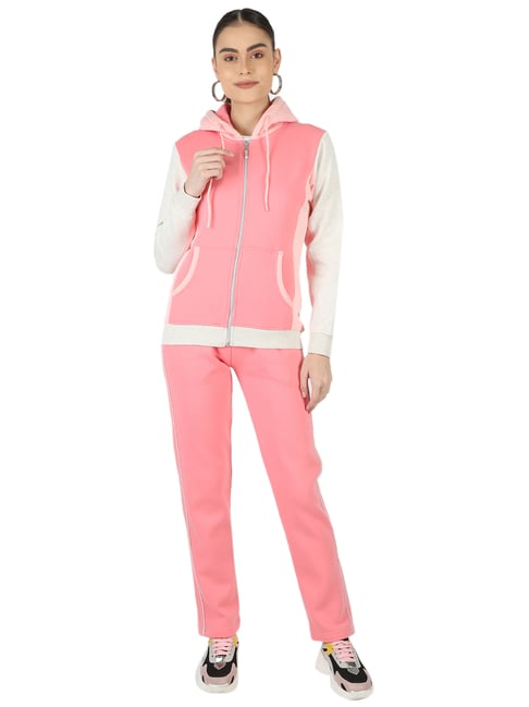 Buy Monte Carlo Pink Regular Fit Tracksuit for Women Online Tata